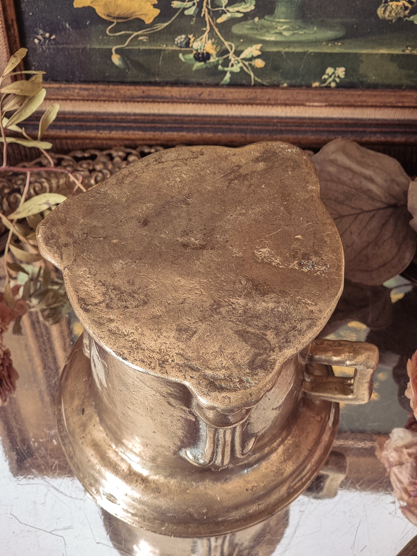 MORTIER EN LAITON MASSIF