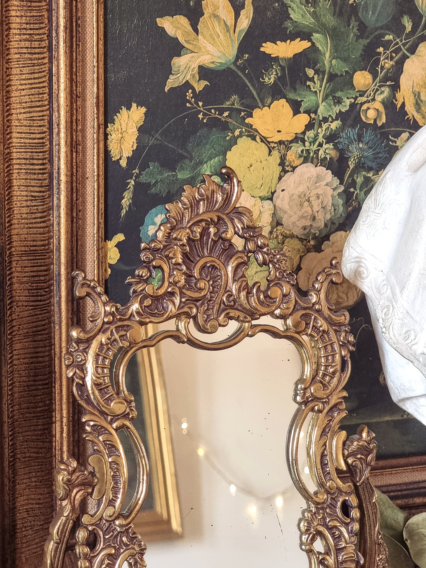 LE MAGISTRAL - MIROIR DE TABLE EN BRONZE