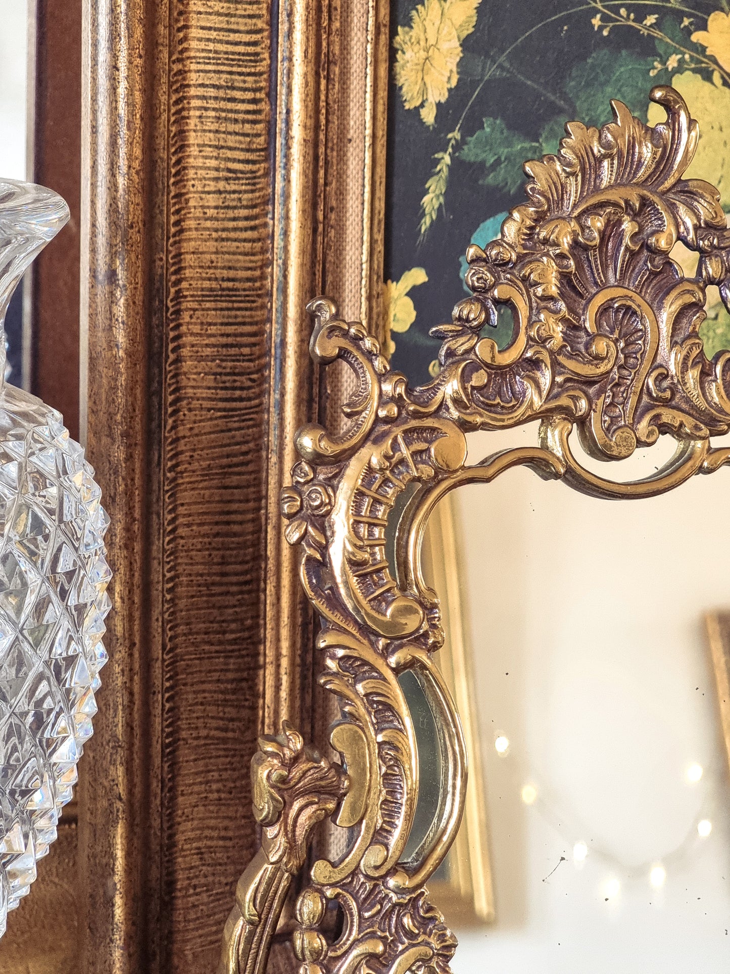 LE MAGISTRAL - MIROIR DE TABLE EN BRONZE