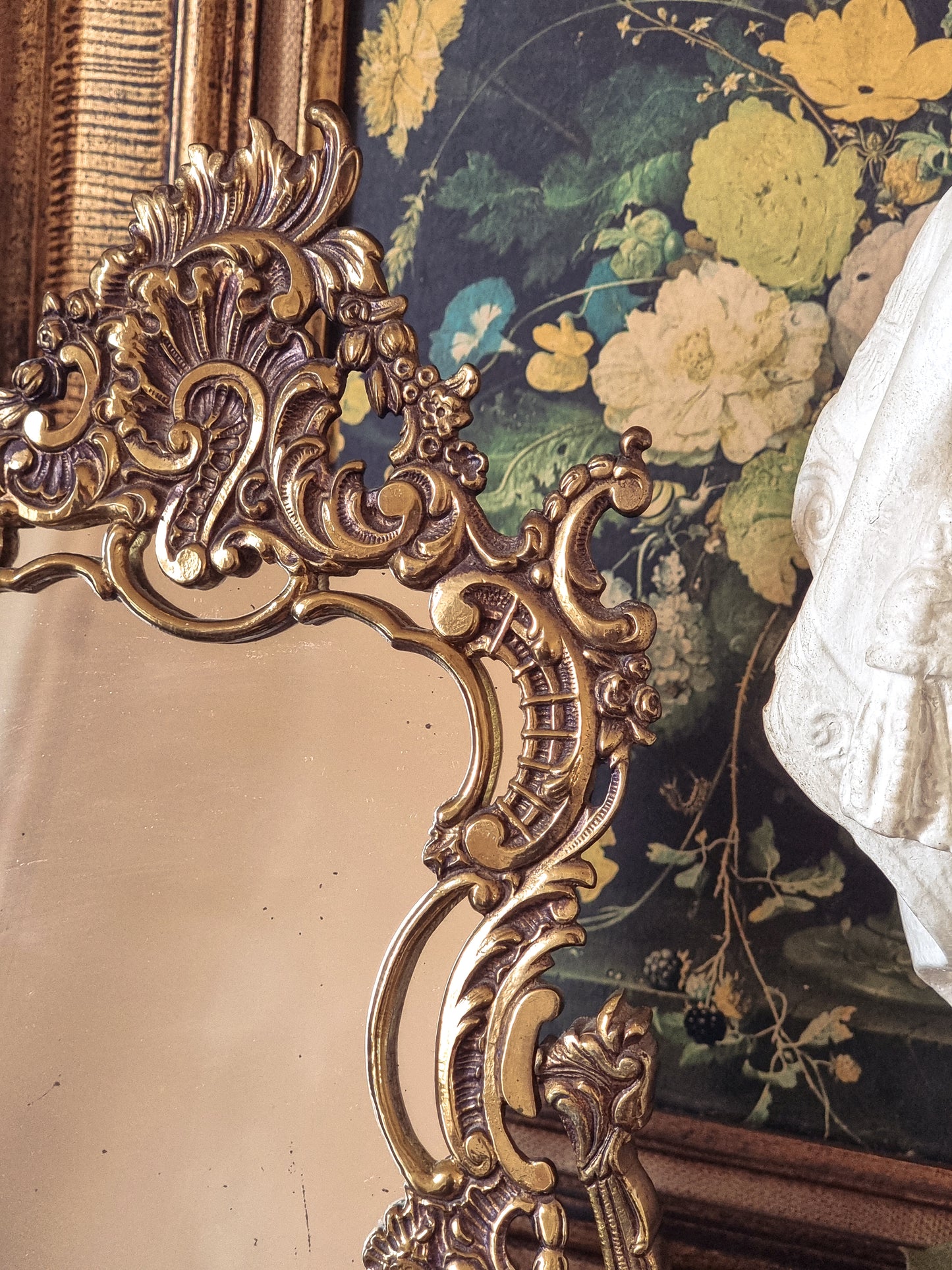 LE MAGISTRAL - MIROIR DE TABLE EN BRONZE