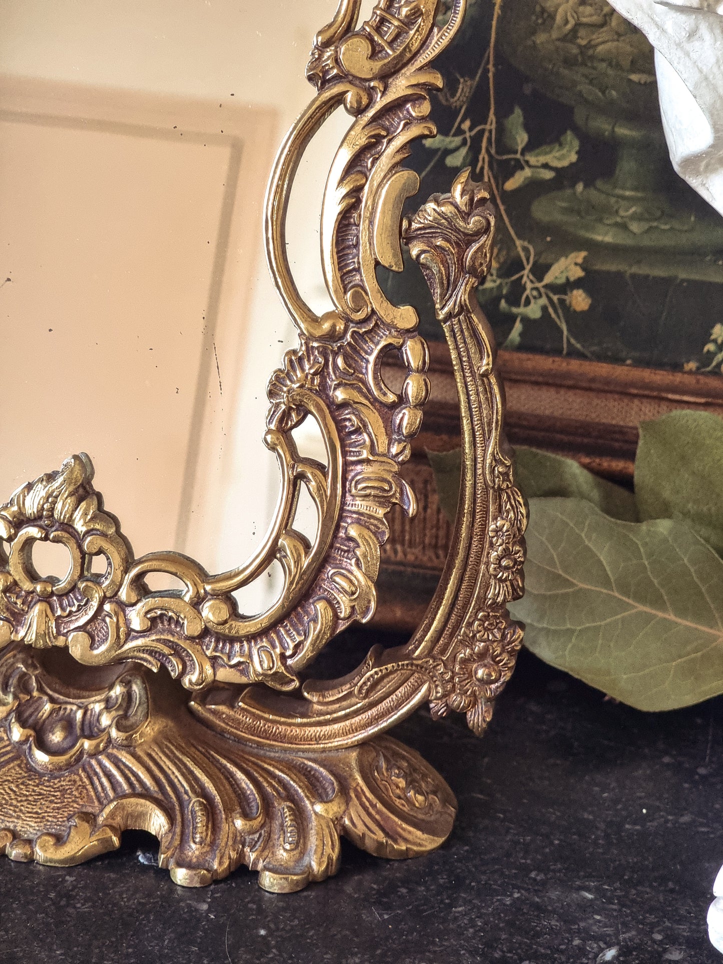 LE MAGISTRAL - MIROIR DE TABLE EN BRONZE