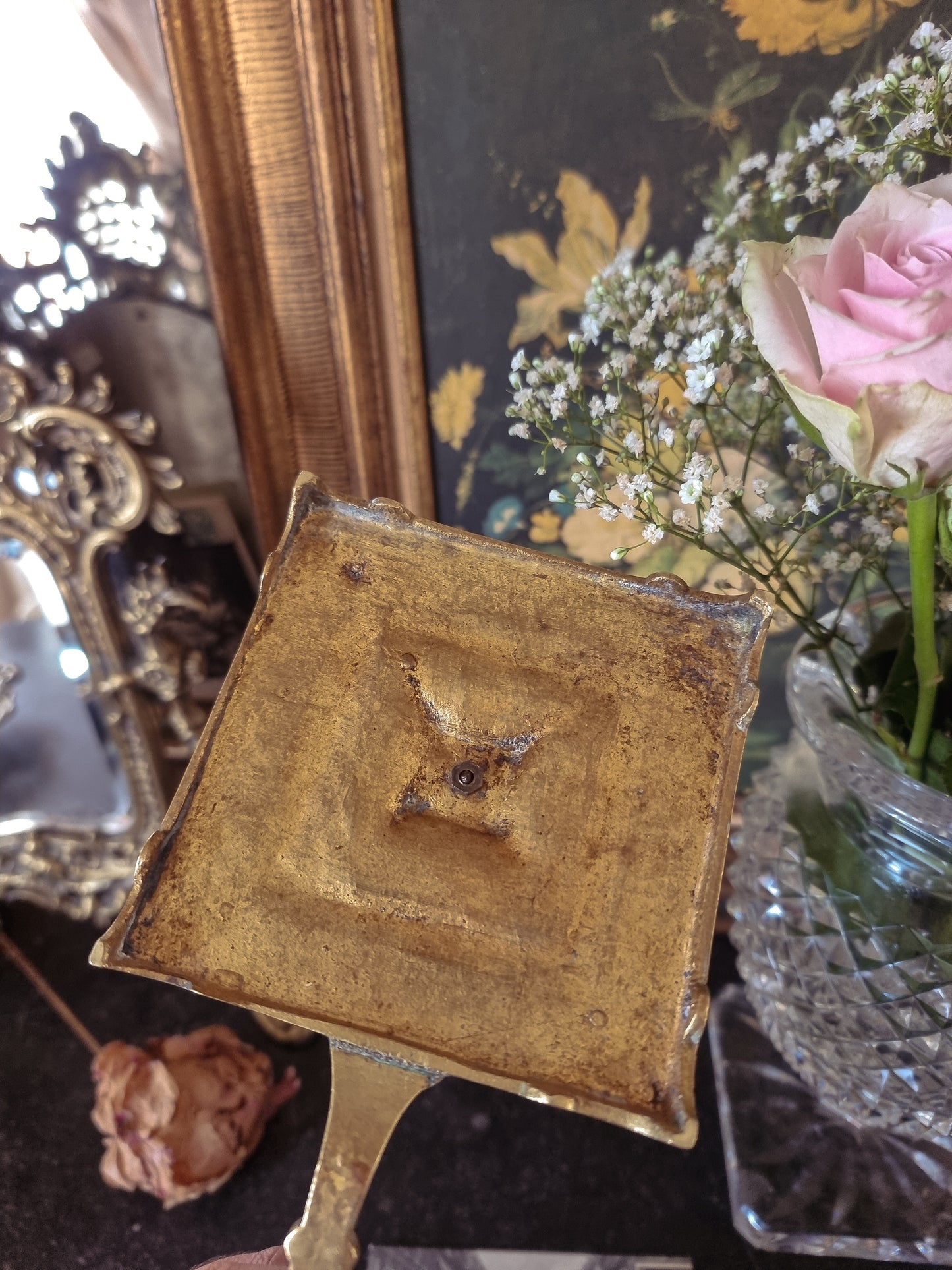 BOUGEOIR EN BRONZE