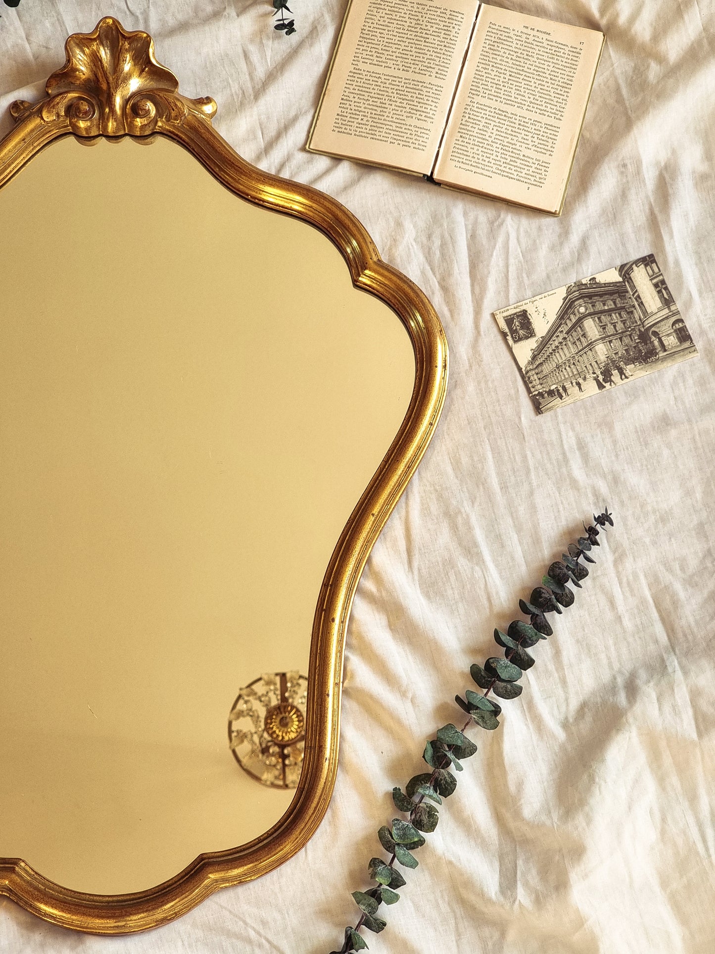 LE LOUIS XV - GRAND MIROIR DORÉ