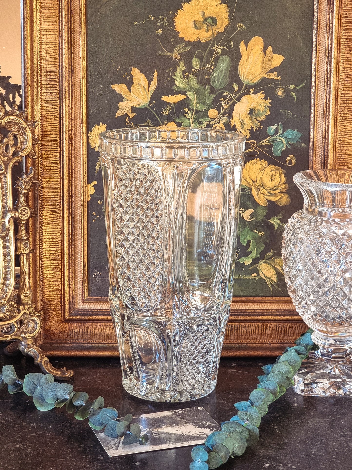 VASE EN CRISRAL ÖBERGLAS