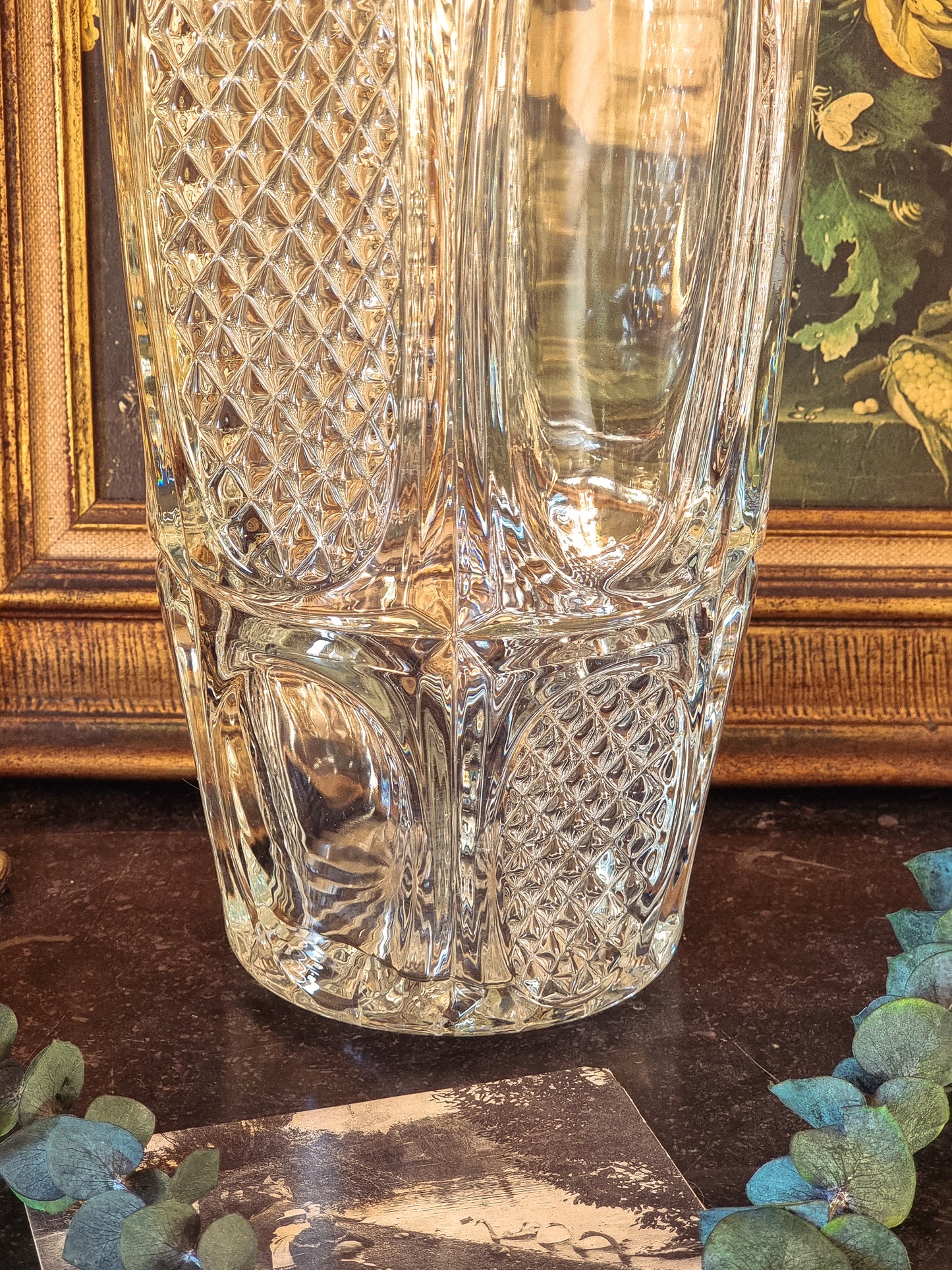 VASE EN CRISRAL ÖBERGLAS