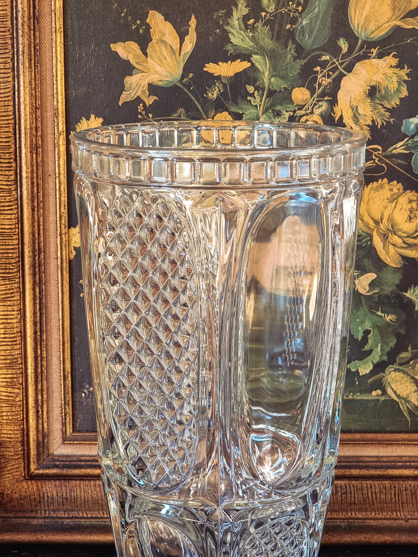 VASE EN CRISRAL ÖBERGLAS