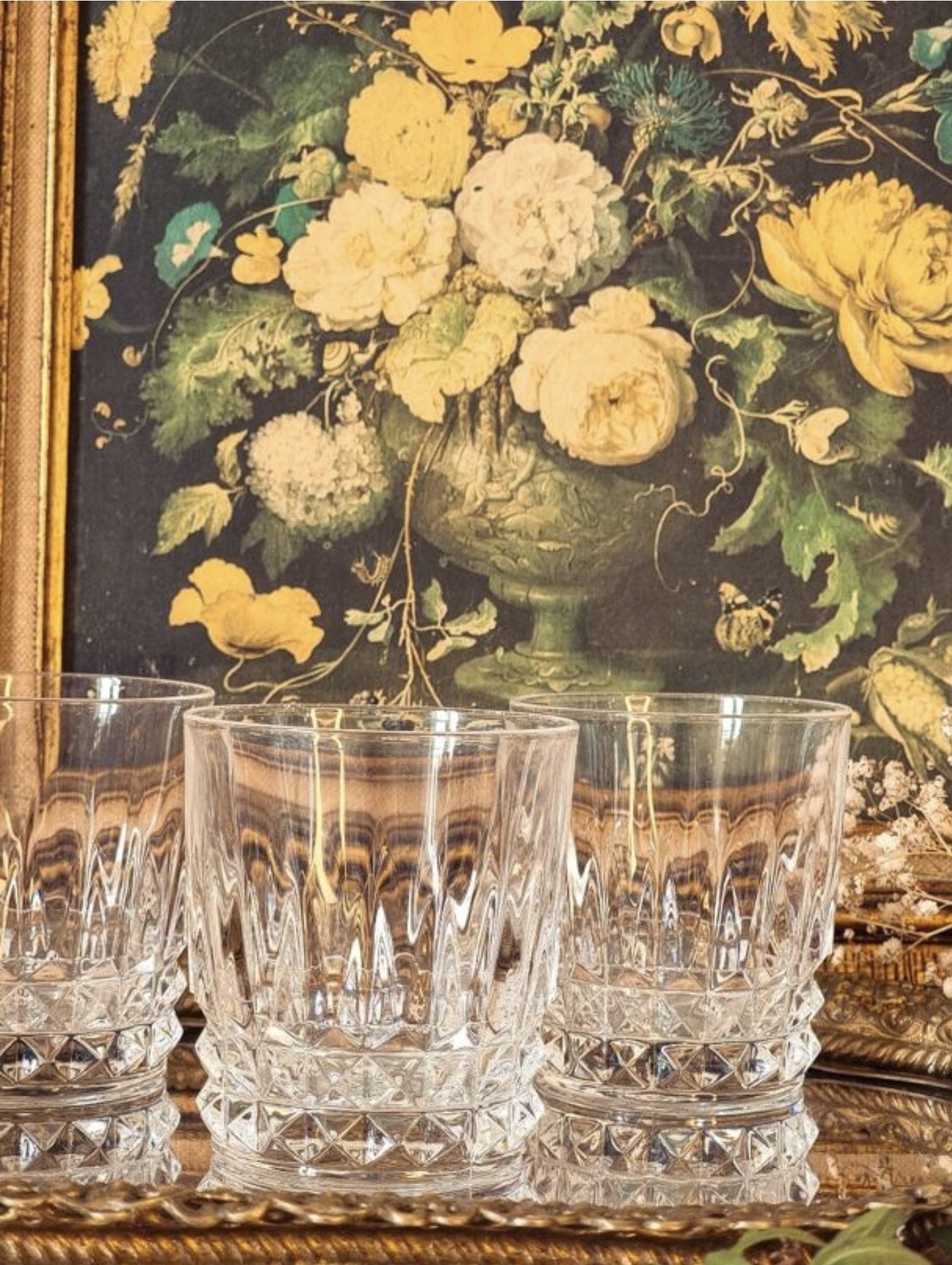 6 VERRES EN CRISTAL