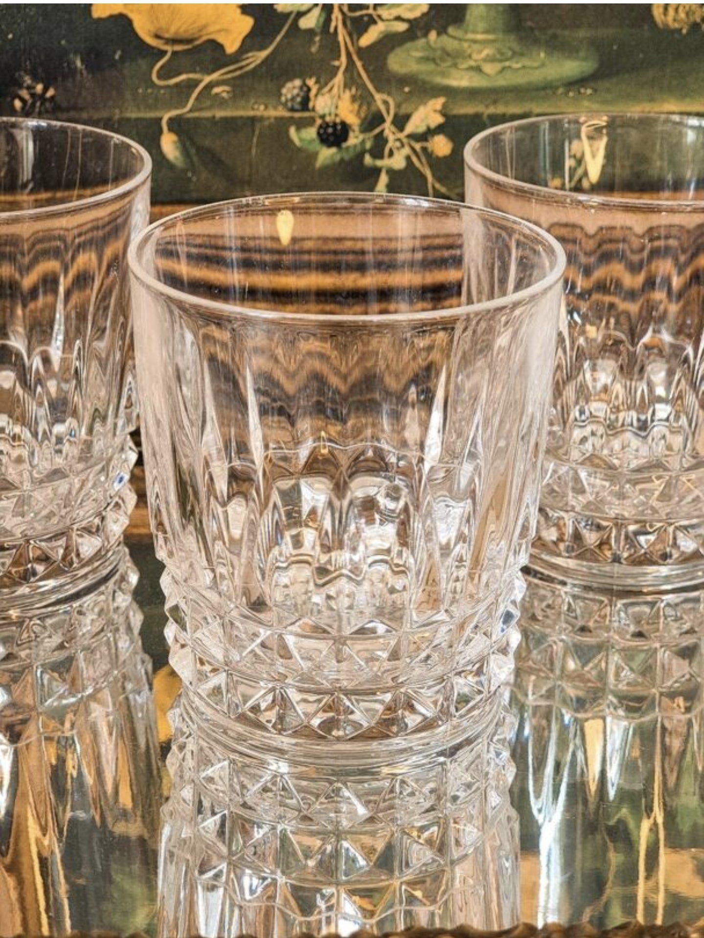 6 VERRES EN CRISTAL