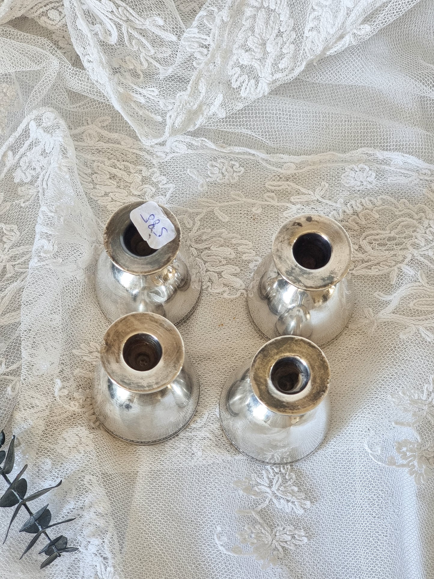 COQUETIERS EN MÉTAL ARGENTÉ