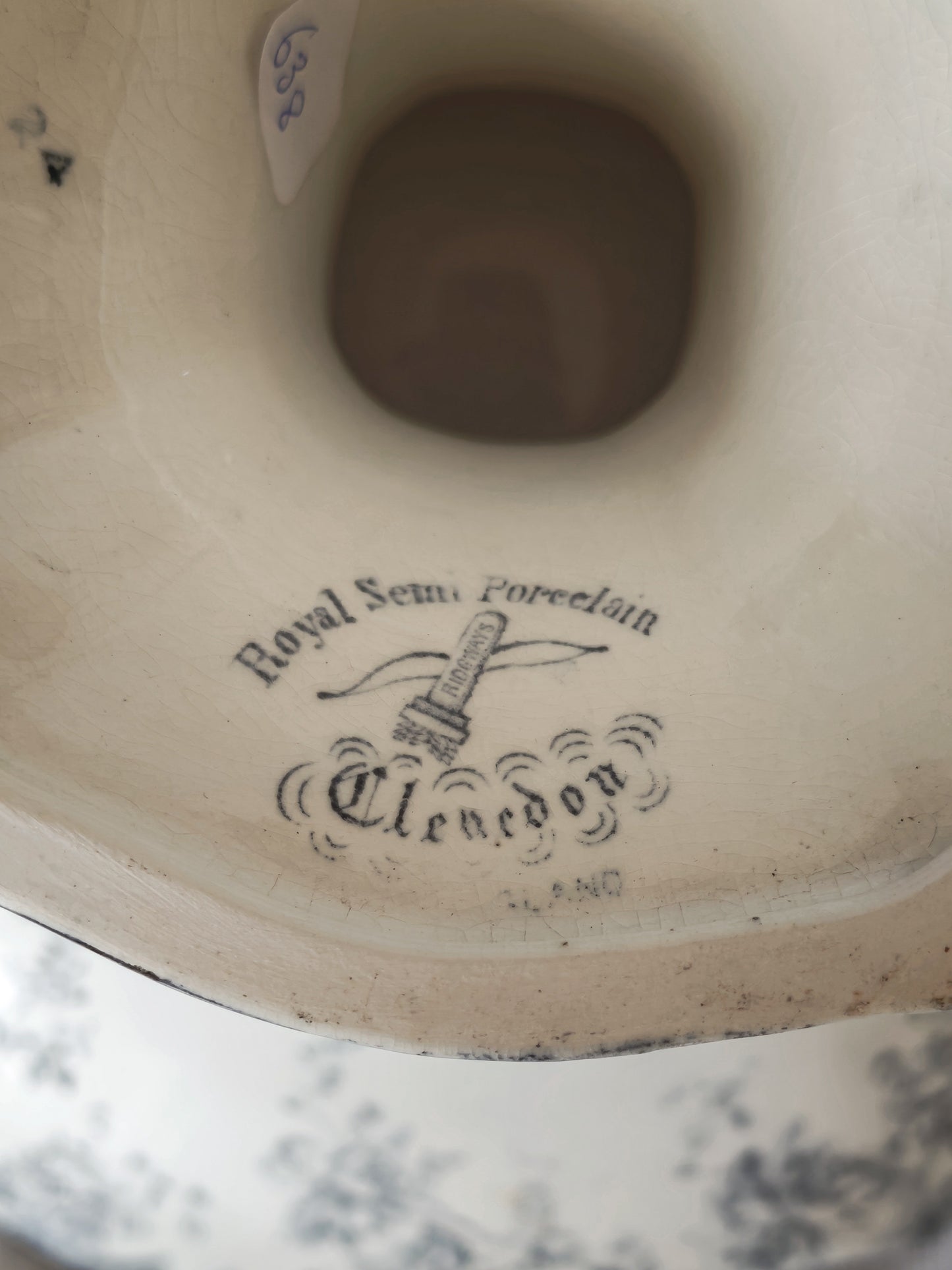 COMPOTIER EN SEMI-PORCELAINE