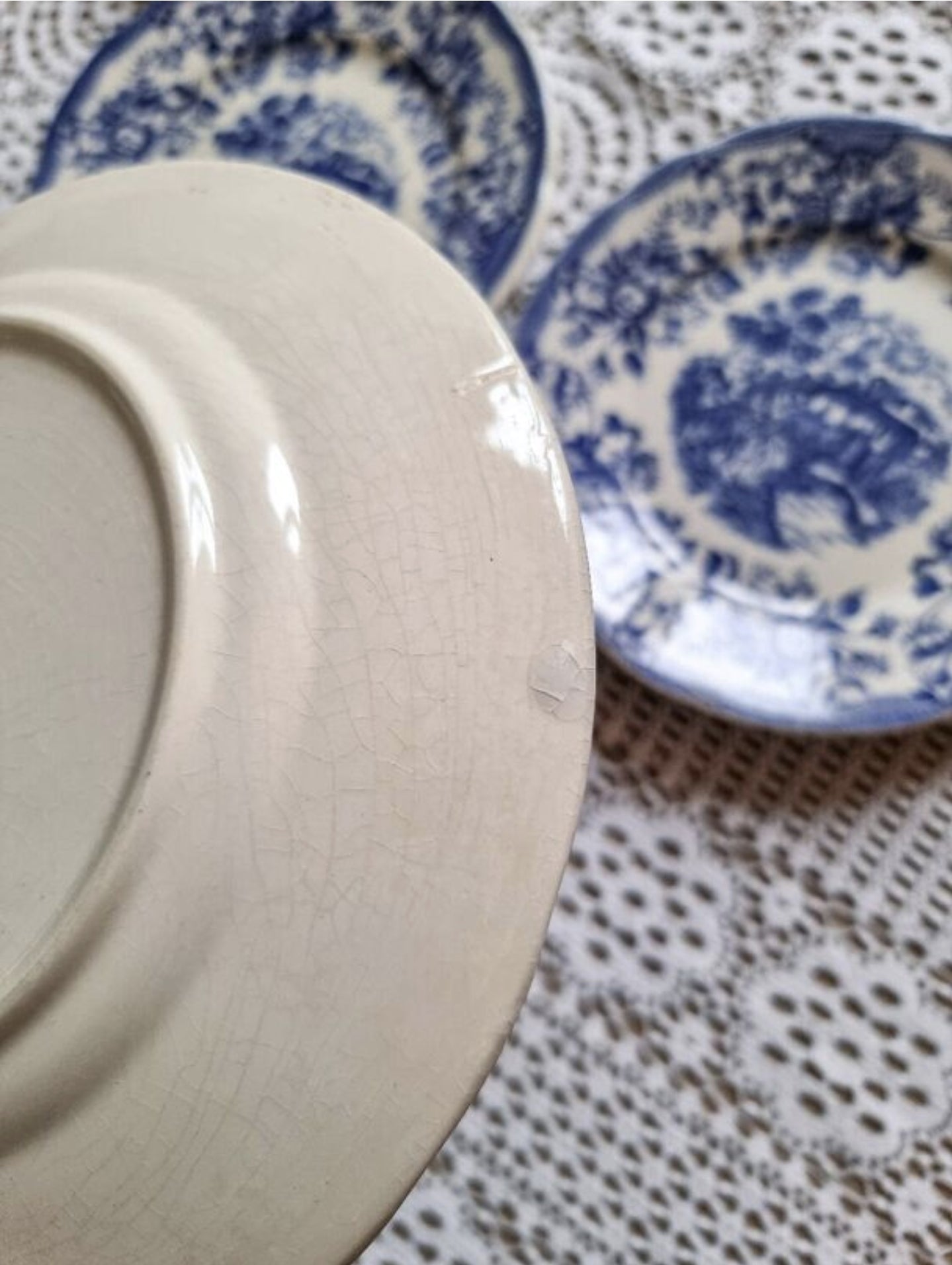7 ASSIETTES PLATES