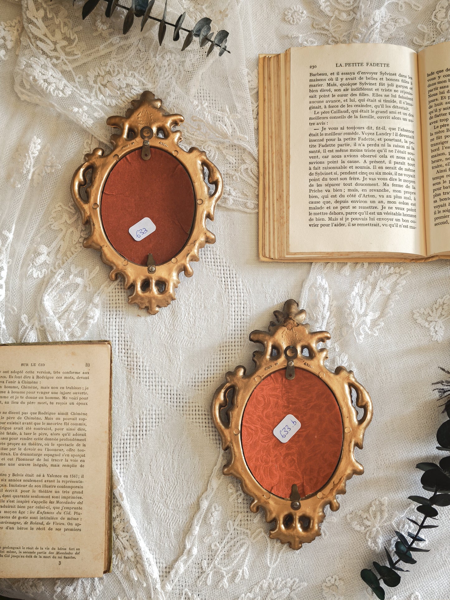 CADRE MÉDAILLON ROCOCO