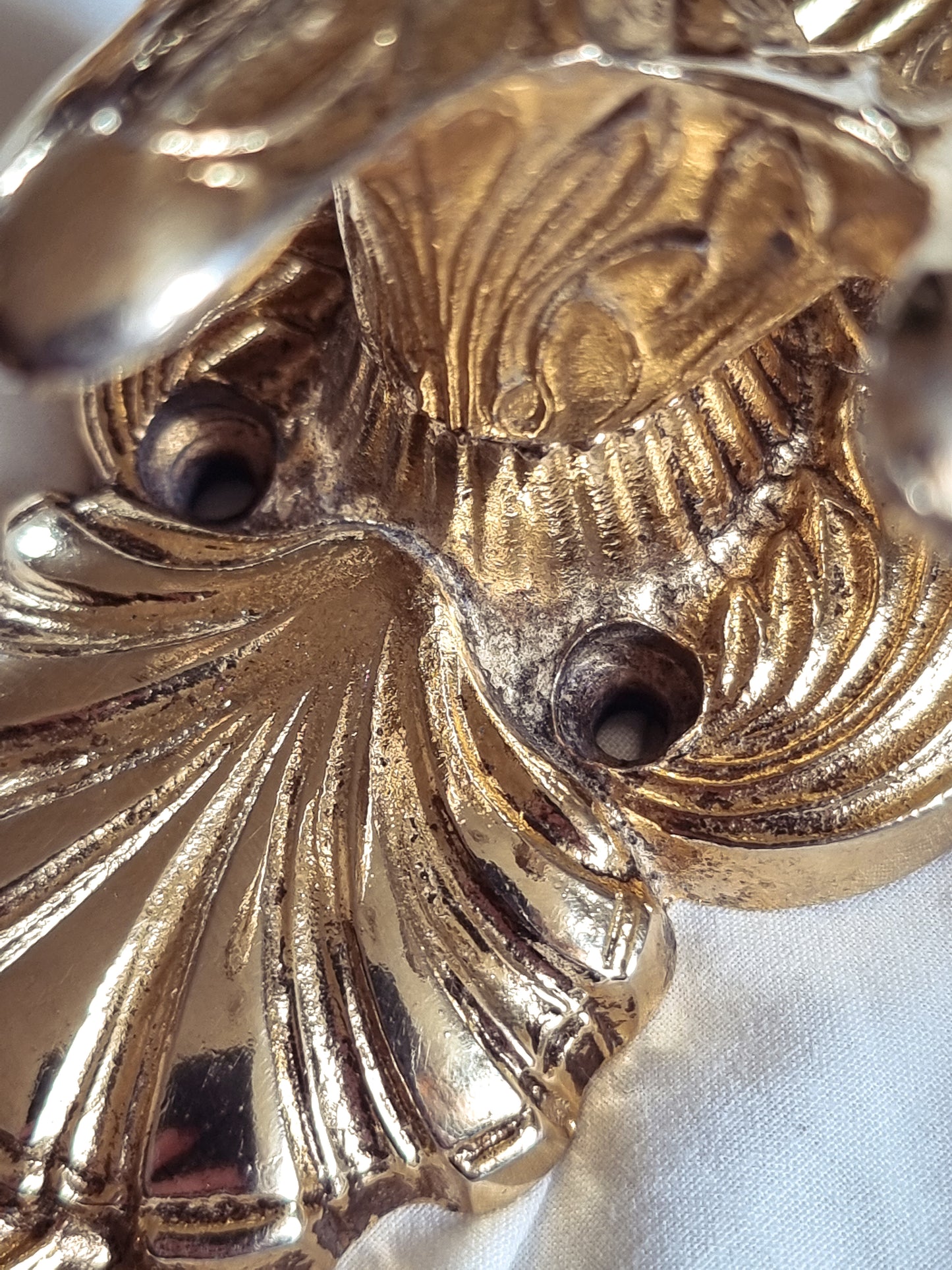 PATÈRE EN LAITON MASSIF