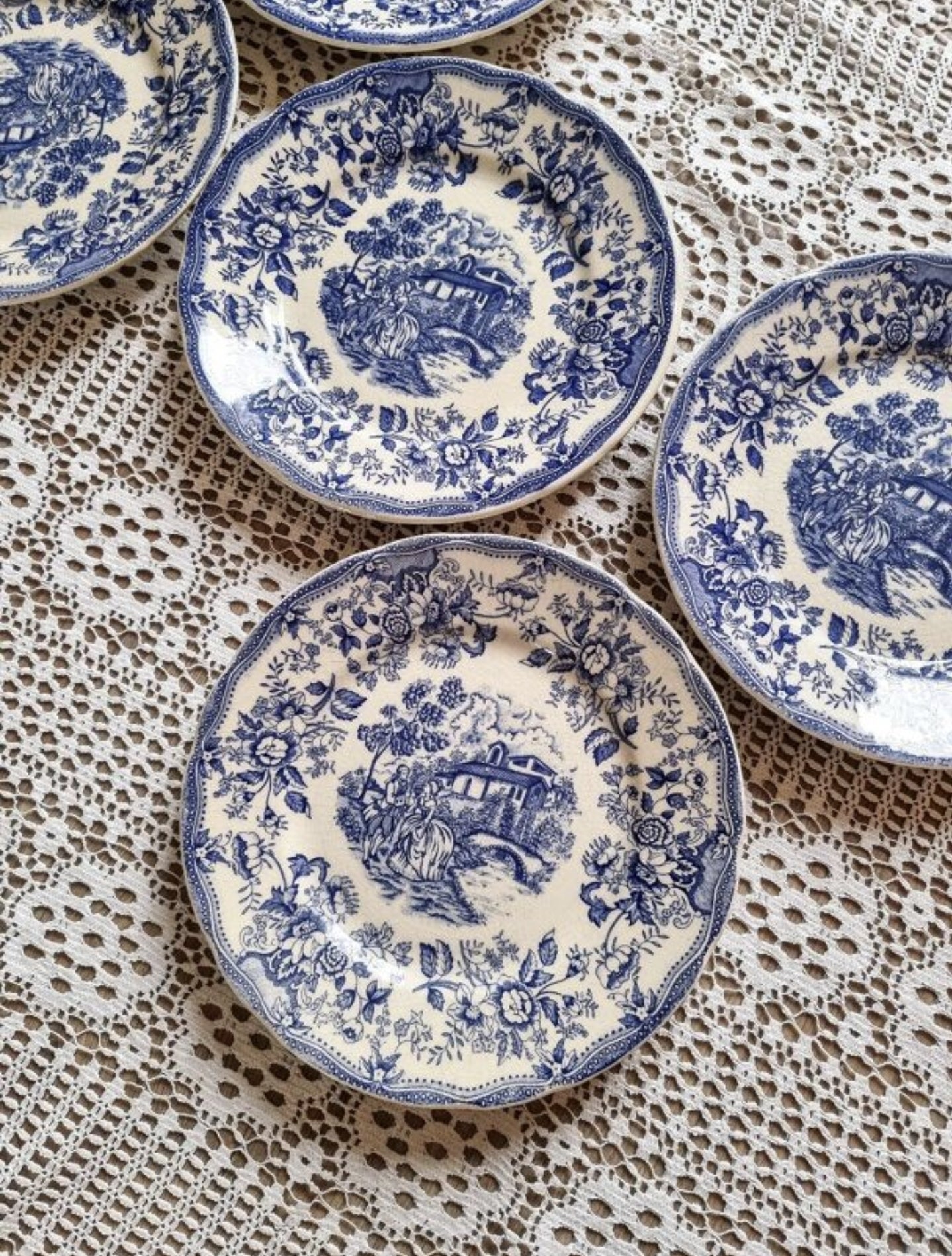 7 ASSIETTES PLATES