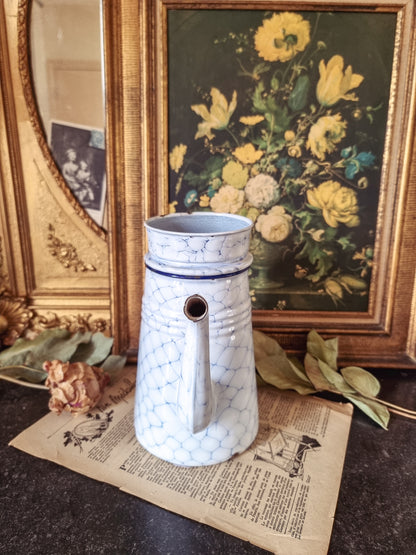 GRANDE CAFETIÈRE ÉMAILLÉE