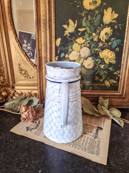GRANDE CAFETIÈRE ÉMAILLÉE