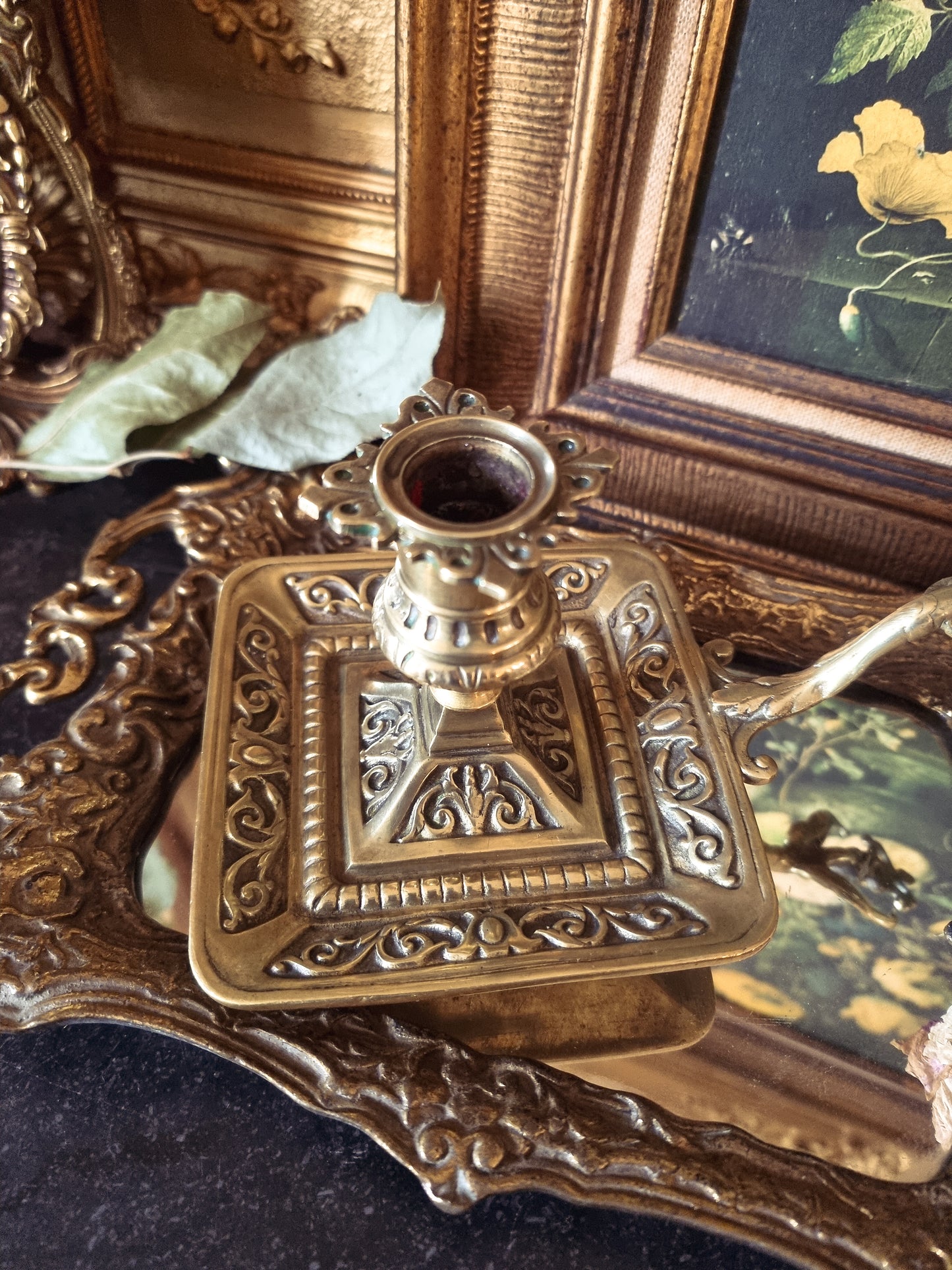GRAND BOUGEOIR EN BRONZE