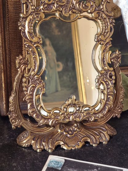 LE MAGISTRAL - MIROIR DE TABLE EN BRONZE