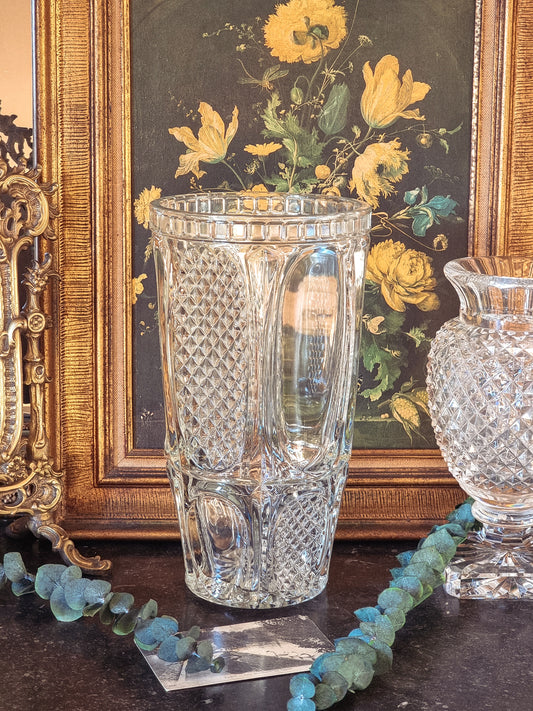 VASE EN CRISRAL ÖBERGLAS