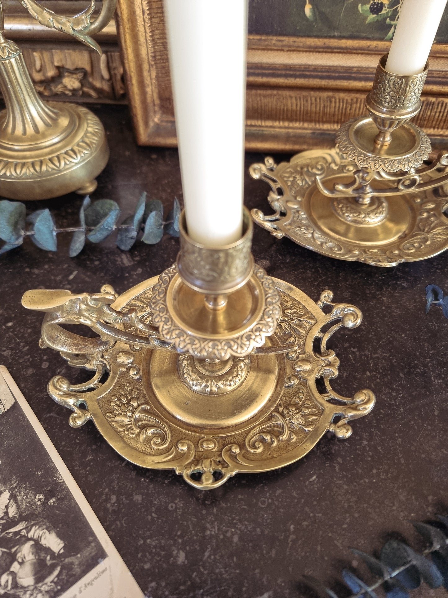 Paire de rat de cave en bronze