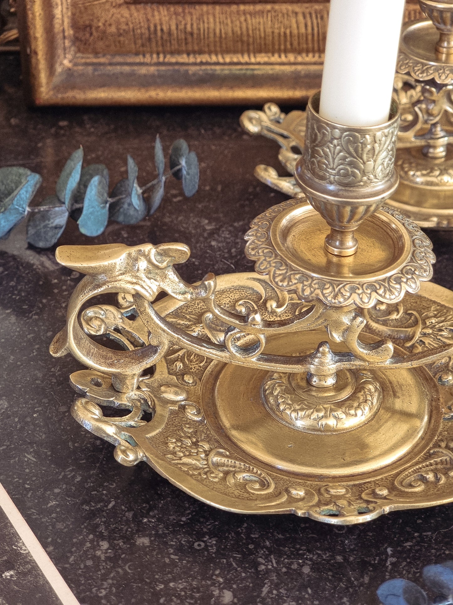 Paire de rat de cave en bronze