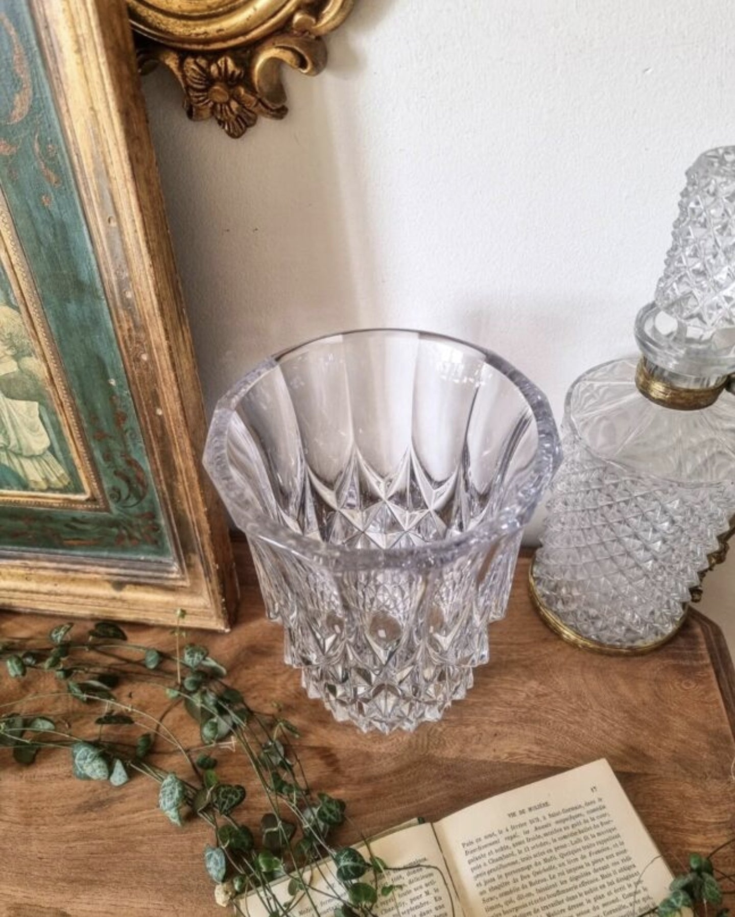 VASE EN CRISTAL VAL ST LAMBERT