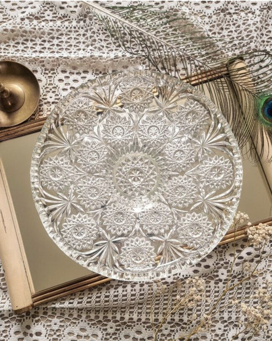 COUPE EN VERRE CISELÉ