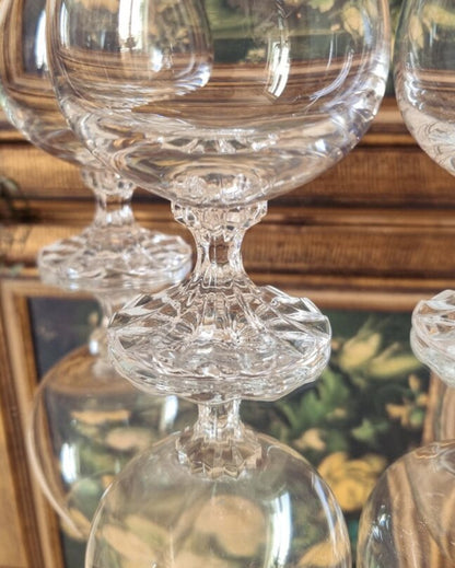 4 VERRES À COGNAC EN CRISTAL