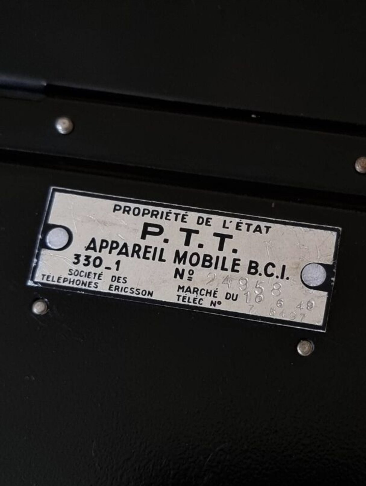 TÉLÉPHONE EN BAĶÉLITE