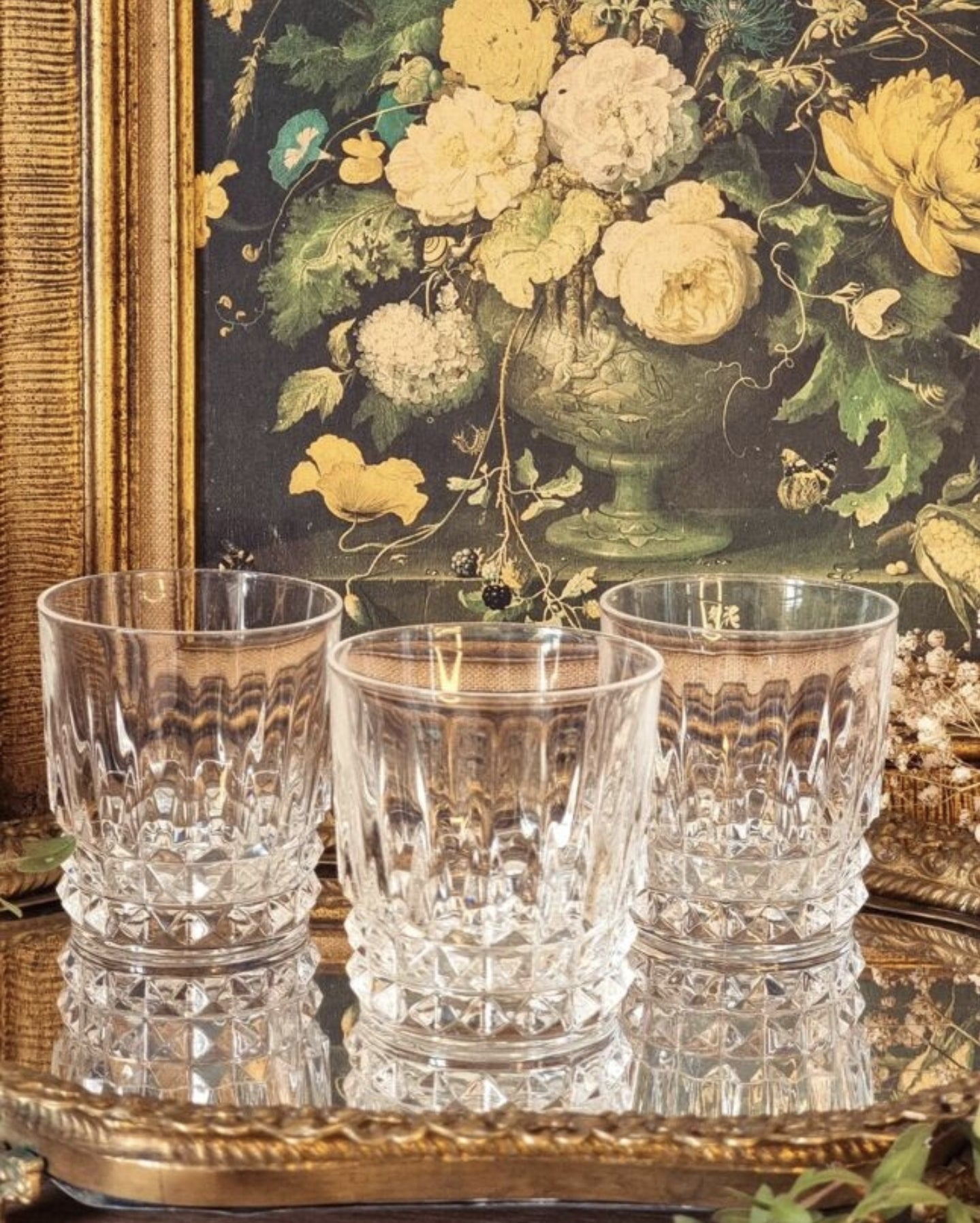 6 VERRES EN CRISTAL