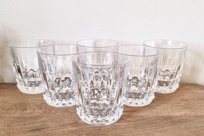 6 VERRES EN CRISTAL