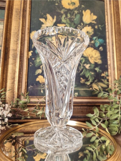 VASE EN CRISTAL TAILLÉ
