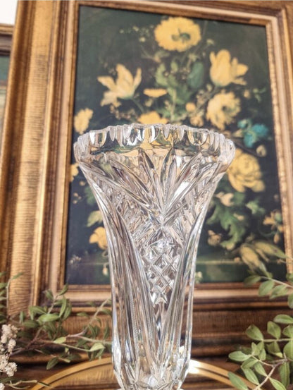 VASE EN CRISTAL TAILLÉ