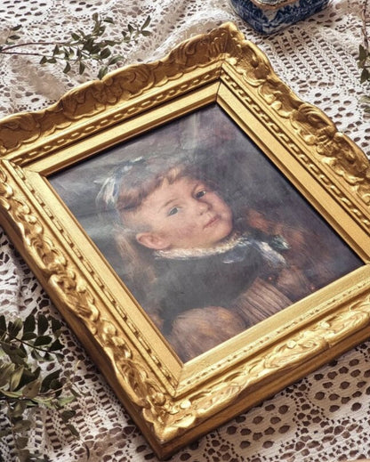 Cadre baroque et sa reproduction de Renoir