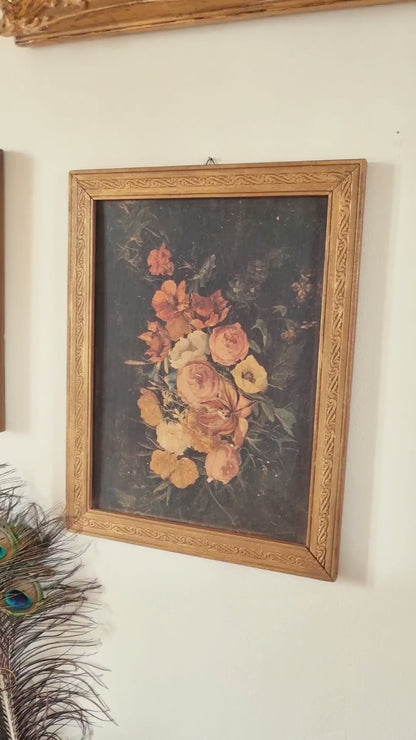 CHROMOLITHOGRAPHIE FLORALE