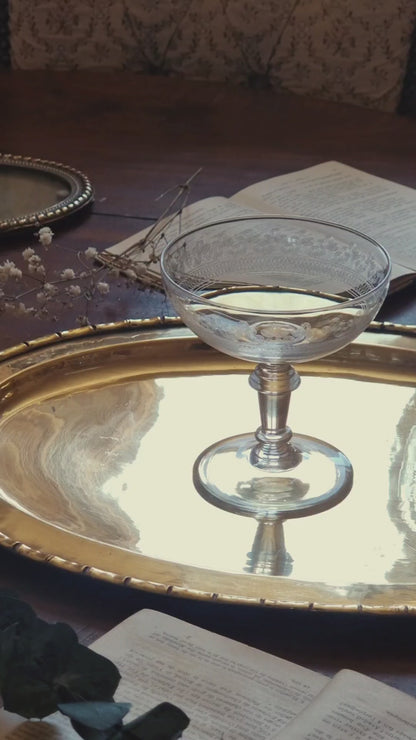 DUO DE COUPES À CHAMPAGNE