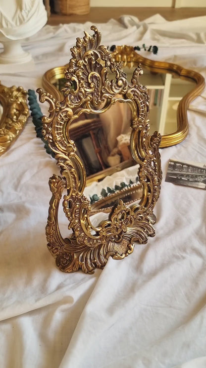 LE MAGISTRAL - MIROIR DE TABLE EN BRONZE