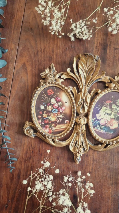 CADRE DOUBLE BAROQUE