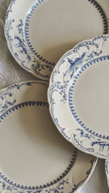 ASSIETTES EN TERRE DE FER