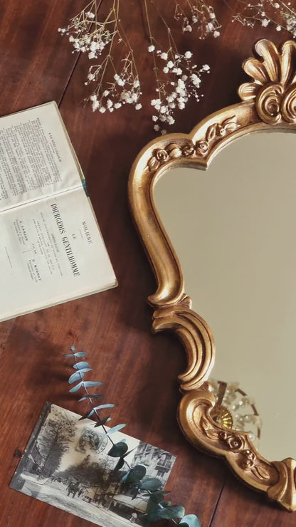 LE DÉLICAT - MIROIR DORÉ