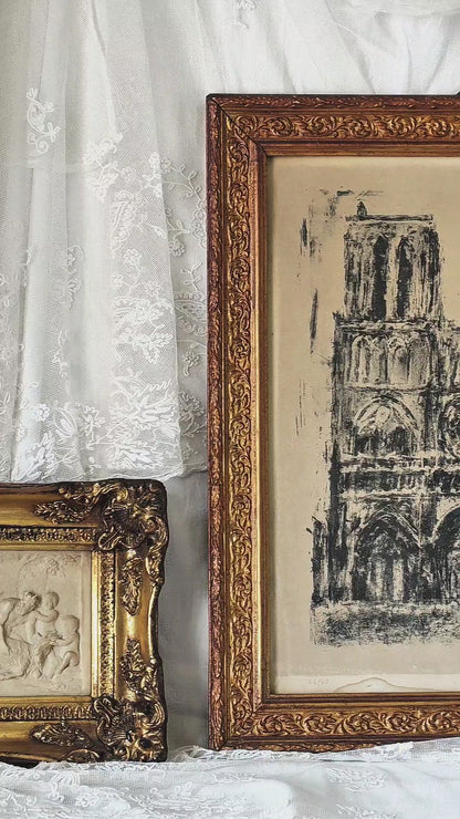 ESTAMPE ORIGINALE "NOTRE-DAME DE PARIS" - SIGNÉE ET NUMÉROTÉE