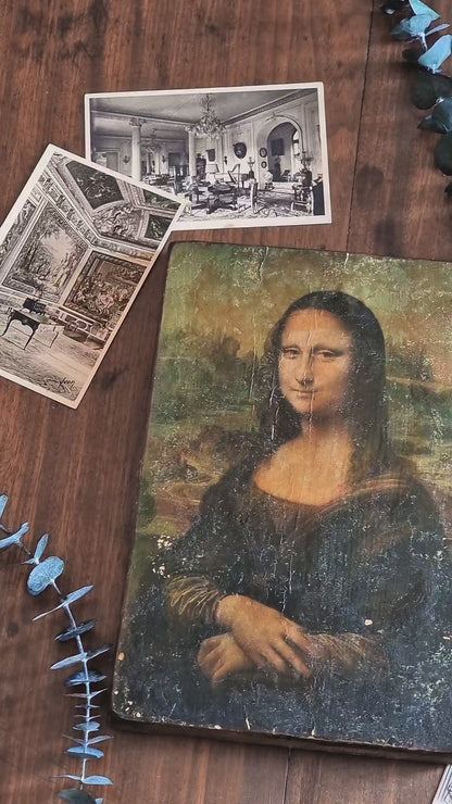 LA JOCONDE, REPRODUCTION SUR BOIS