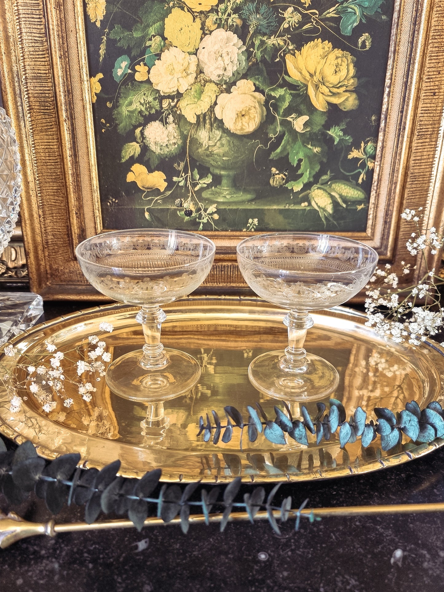DUO DE COUPES À CHAMPAGNE