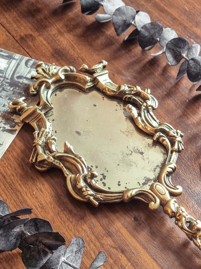 MIROIR À MAIN EN BRONZE