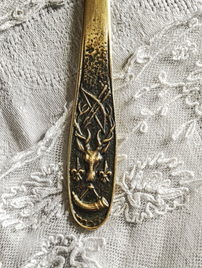 COUPE PAPIER EN BRONZE "MAX LE VERRIER"