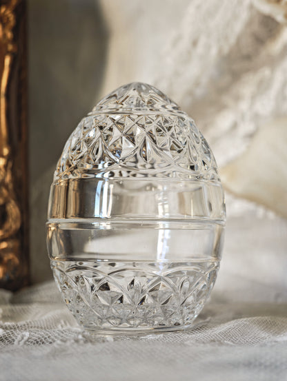 BOÎTE OEUF EN CRISTAL