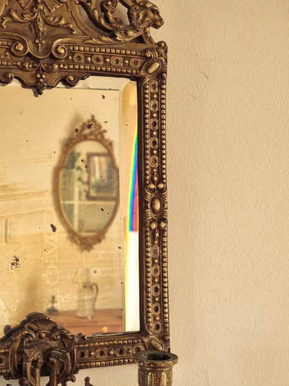 MIROIR AVEC BOUGEOIRS