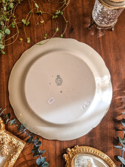 Plat rond en semi-porcelaine