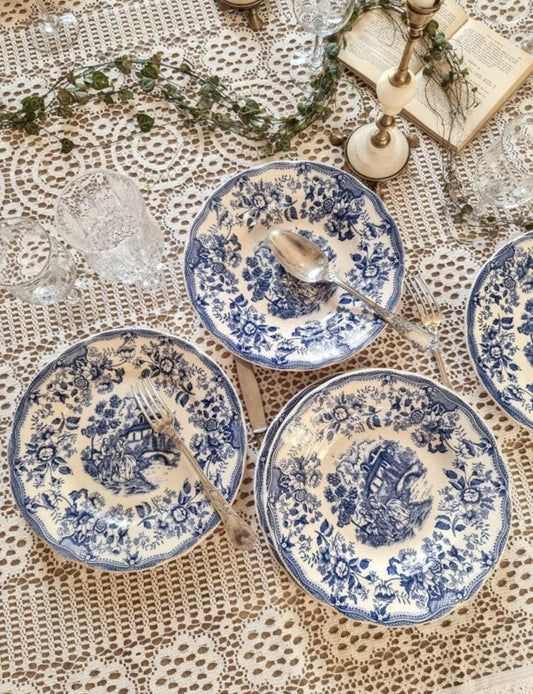 7 ASSIETTES PLATES