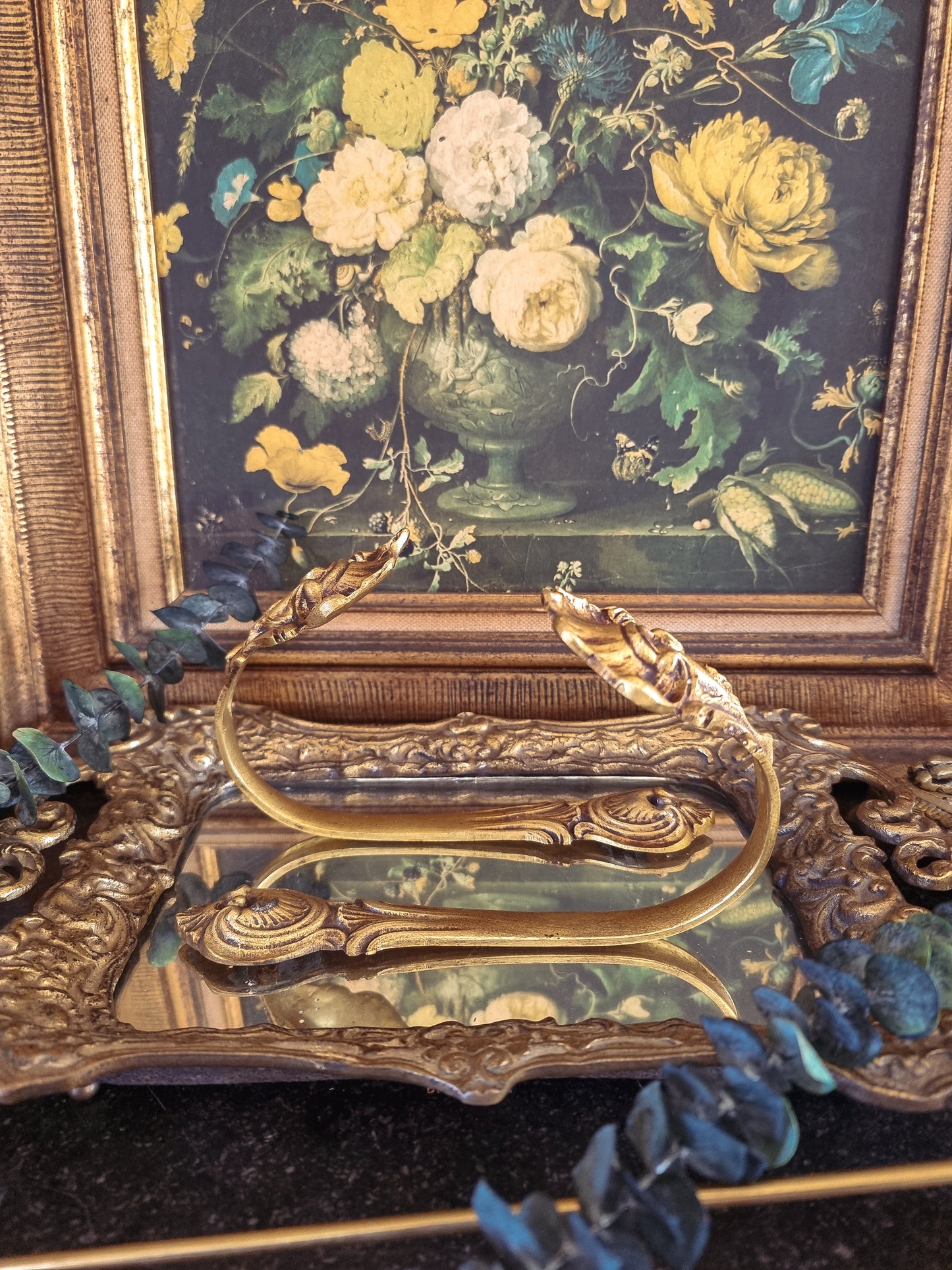 Paire d'embrasse en bronze